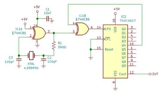分频器产生的455kHz方波信号-芯城品牌采购网
